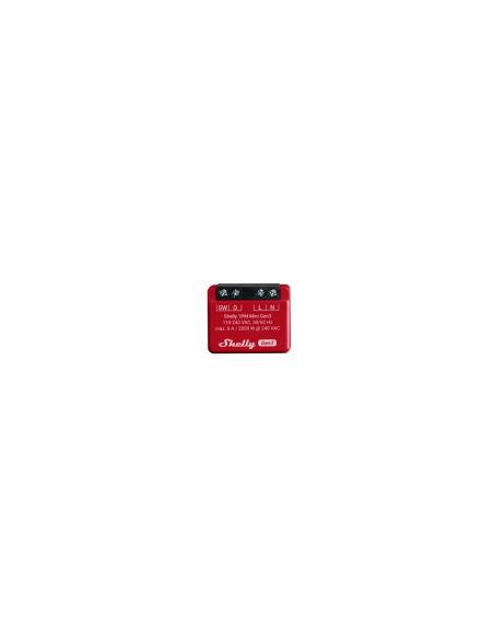 Shelly 1PM Mini Gen3 Interruptor inteligente 1P Rojo