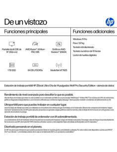 HP ZBook Ultra G1a Copilot+ PC AMD Ryzen AI Max+ PRO 395 Estación de trabajo móvil 35,6 cm (14") Pantalla táctil 2.8K 64 GB LPDD