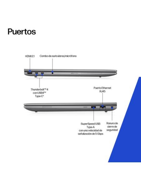 HP ZBook 8 G1i Wolf Pro Security Edition Intel Core Ultra 7 265H Estación de trabajo móvil 35,6 cm (14") 2.5K 64 GB DDR5-SDRAM 1