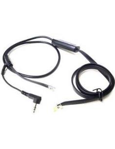 cable desde rj45 macho a rj11 + mini jack 3.5 longitud 1.5 metros descolgador aps-1 alcatel