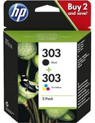 tinta 303 negro + 303 tricolor pack ahorro