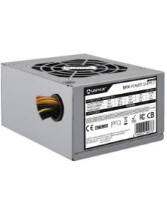 fuente de alimentacion 450w unykach sfx ventilador 80mm silencioso 20+4pin cpu 4pin hdd 1x4pin 2xsata 2xpata dimensiones 100 (l)