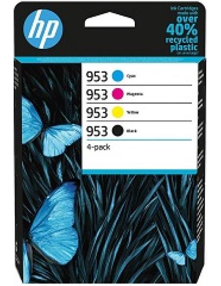 tinta 953 pack 4 cartuchos (negro, cian, magenta y amarillo)
