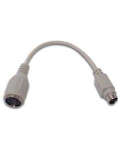 adaptador desde dim 5p hembra a mini dim 6p macho (at/ps/2 latiguillo)