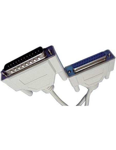 cable desde db25 macho a db25 hembra longitud 2 metros