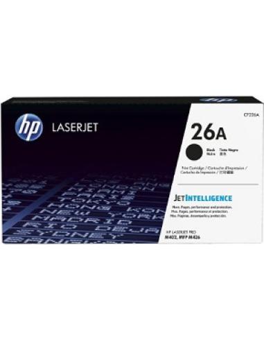toner 26a negro 3.100 paginas segun iso/iec 19752