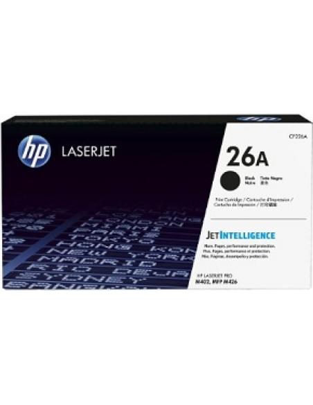 toner 26a negro 3.100 paginas segun iso/iec 19752