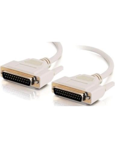 cable desde db25 macho a db25 macho longitud 3 metros