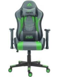 silla gaming serie phoenix altura regulable con piston de gas clase 2 cojin lumbar y cervical reclinable hasta 180º color negro/