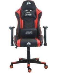 silla gaming serie dragon premium altura regulable con piston de gas clase 2 cojin lumbar y cervical reclinable hasta 180º rueda