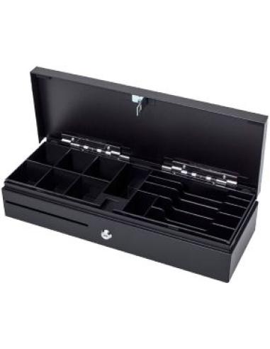 gaveta interna con tapa para: cajon portamonedas cp- fliptop negro
