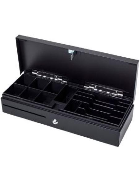 gaveta interna con tapa para: cajon portamonedas cp- fliptop negro