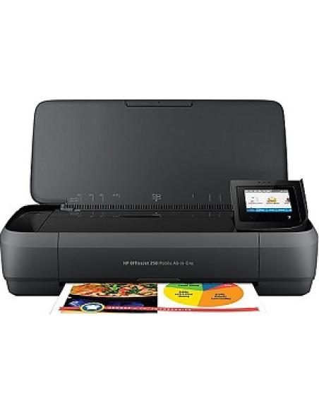 impresora multifuncion tinta officejet 250 portatil a4 4800x1200ppp usb 2.0 wifi impresion monocromo 10ppm impresion color 7ppm 