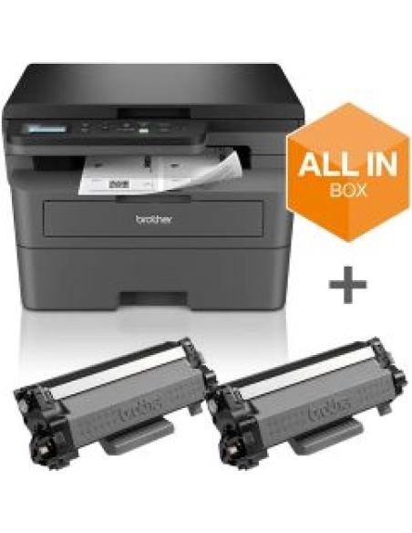 impresora multifuncion laser monocromo dcp-l2627dwxl a4 1200x1200ppp 32ppm usb 2.0 wifi impresion duplex bandeja entrada papel 2