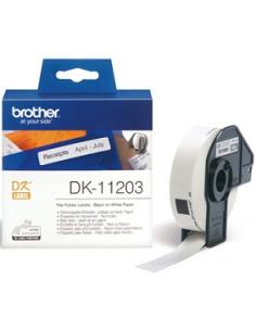 etiquetas precortadas para carpetas texto negro sobre fondo blanco ancho 17mm profundidad 87mm 300 etiquetas