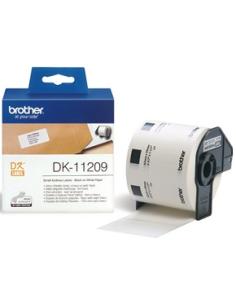 etiquetas precortadas de direccion pequeas texto negro sobre fondo blanco ancho 29mm profundidad 62mm 800 etiquetas