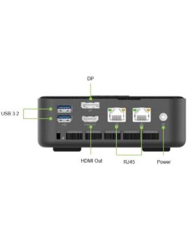 nuc barebone vn1502g-13u5u ulci513420h i5 8gb ddr4 so-dimm 512gb m.2 grafica integrada intel uhd 2xethernet 4xusb 3.2 usb-c hdmi