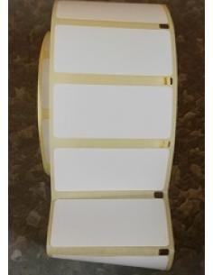 etiquetas transferencia termica 56x25mm aproximadamente rollo de 1000 unidades