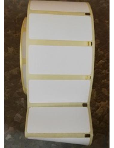 etiquetas transferencia termica 56x25mm aproximadamente rollo de 1000 unidades