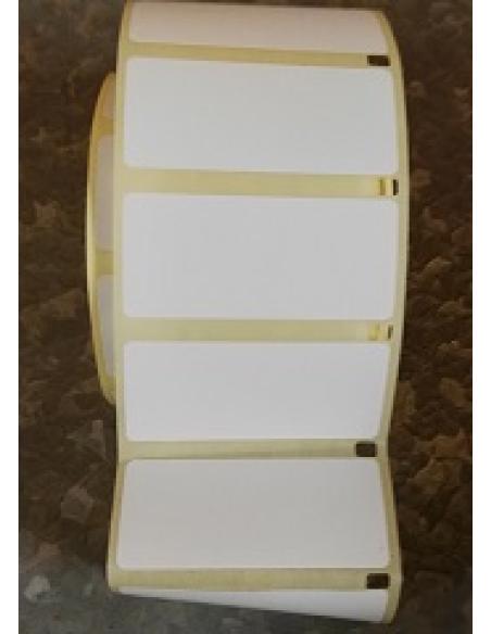 etiquetas transferencia termica 56x25mm aproximadamente rollo de 1000 unidades