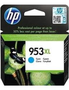 tinta 953xl cian 1.600 paginas aproximadamente