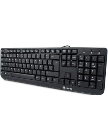 teclado funky v3 con cable usb formato normal 12 teclas multimedia negro