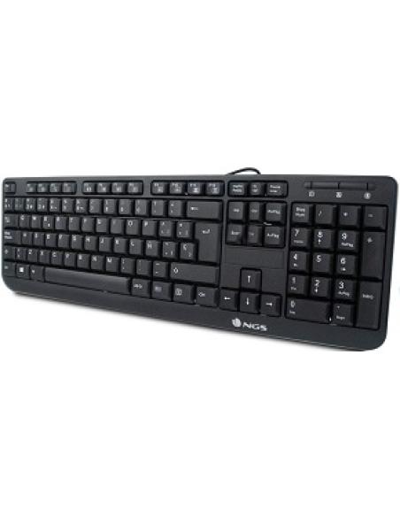 teclado funky v3 con cable usb formato normal 12 teclas multimedia negro