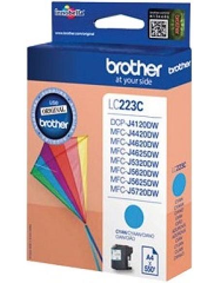 tinta lc223c cian 550 paginas segun iso/iec 24711