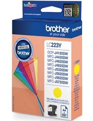 tinta lc223y amarillo 550 paginas segun iso/iec 24711