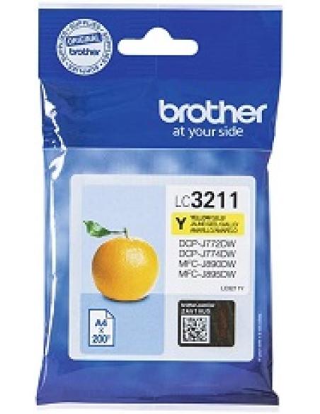 tinta lc3211y amarillo 200 paginas segun iso/iec 24711