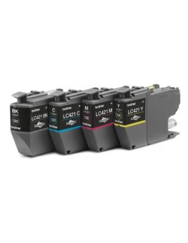 tinta lc421val pack 4 cartuchos (bk/m/y/c)