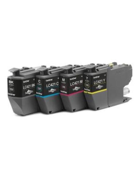 tinta lc421val pack 4 cartuchos (bk/m/y/c)