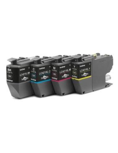 tinta lc421xlval pack 4 cartuchos (bk/m/y/c)