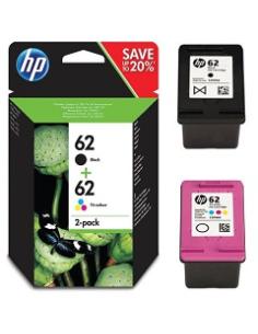 tinta 62 negro + 62 tricolor pack ahorro