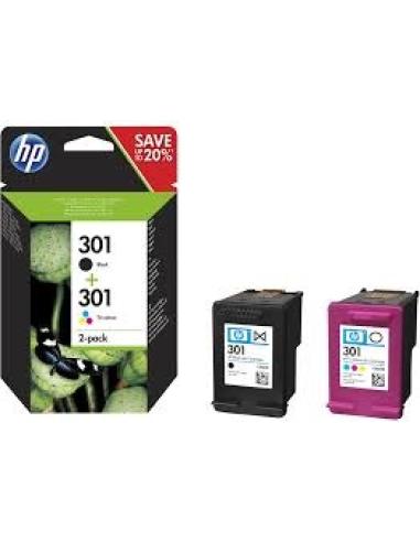 tinta 301 negro + 301 tricolor pack ahorro