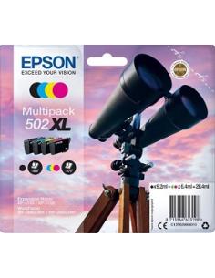 tinta 502xl pack 4 cartuchos(negro, cian, magenta y amarillo)