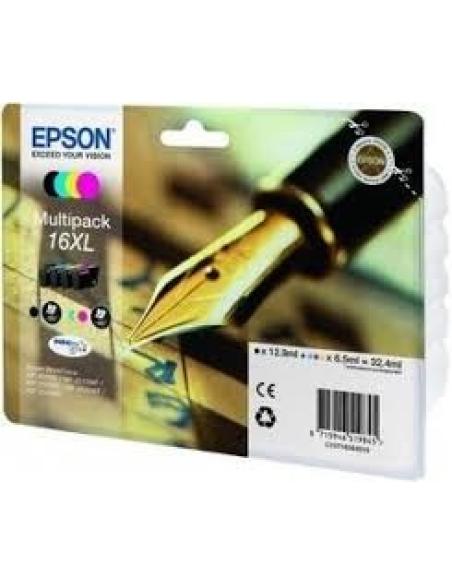 tinta 16xl pack 4 cartuchos (negro, amarillo, cian y magenta)