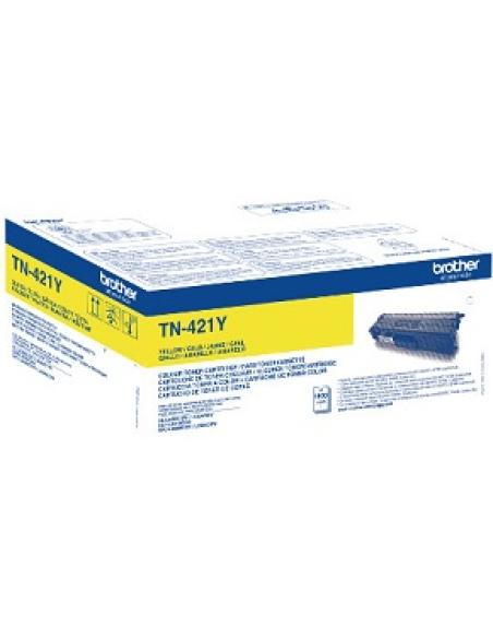 toner tn421y amarillo 1.800 paginas segun iso/iec19798
