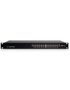 switch 24 puertos rj45 10/100/1000mbps 24 puertos poe 250w 2 pueros sfp rack es-24-250w edgeswitch