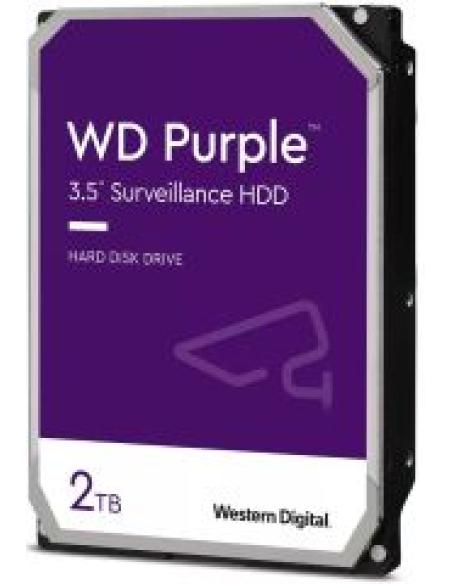 disco duro interno 3.5' purple surveillance serial ata 2tb hdd 5400rpm 6gbit/s para: sistema de videovigilancia