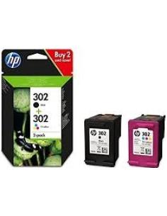 tinta 302 negro + 302 tricolor pack ahorro