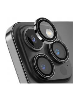 DEVIA protector de camara IPHONE 15 PRO / MAX NEGRO Ref: DSTGLIP15PB