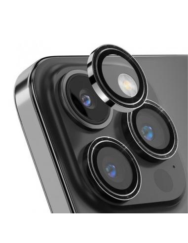 DEVIA protector de camara IPHONE 15 PRO / MAX NEGRO Ref: DSTGLIP15PB