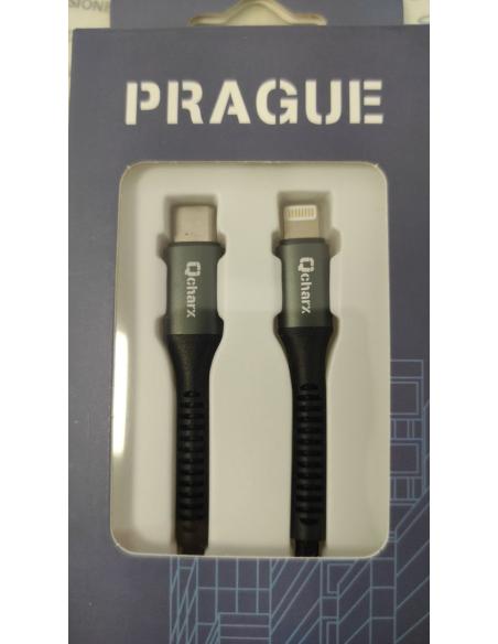 Qcharx Cable Prague 60W usb-c a lightning