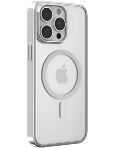 DEVIA CARCASA GLIMMER MAGNETIC IPHONE 16 PRO MAX PLATA
