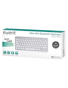 TECLADO ULTRA SLIM EWENT BLUETOOTH PARA TABLET BLANCO EW3161
