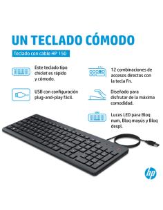 HP Teclado con cable 150