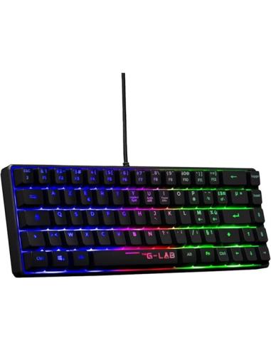 TECLADO GAMING THE G-LAB KEYZ HYDROGEN / NEGRO / USB / RGB / MEMBRANA / COMPACTO / PN: KEYZ-HYDROGEN/SP