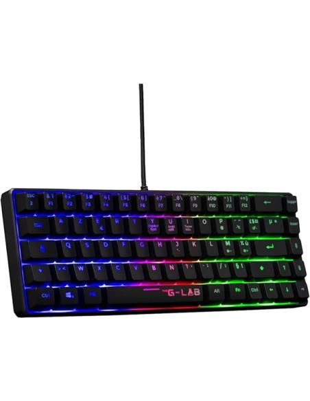 TECLADO GAMING THE G-LAB KEYZ HYDROGEN / NEGRO / USB / RGB / MEMBRANA / COMPACTO / PN: KEYZ-HYDROGEN/SP