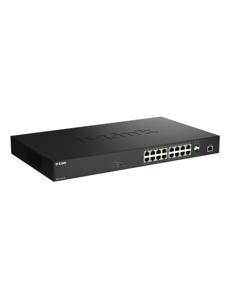 D-Link DMS-1250-18P E switch Gestionado L2 2.5G Ethernet (100 1000 2500) Energía sobre Ethernet (PoE) Negro